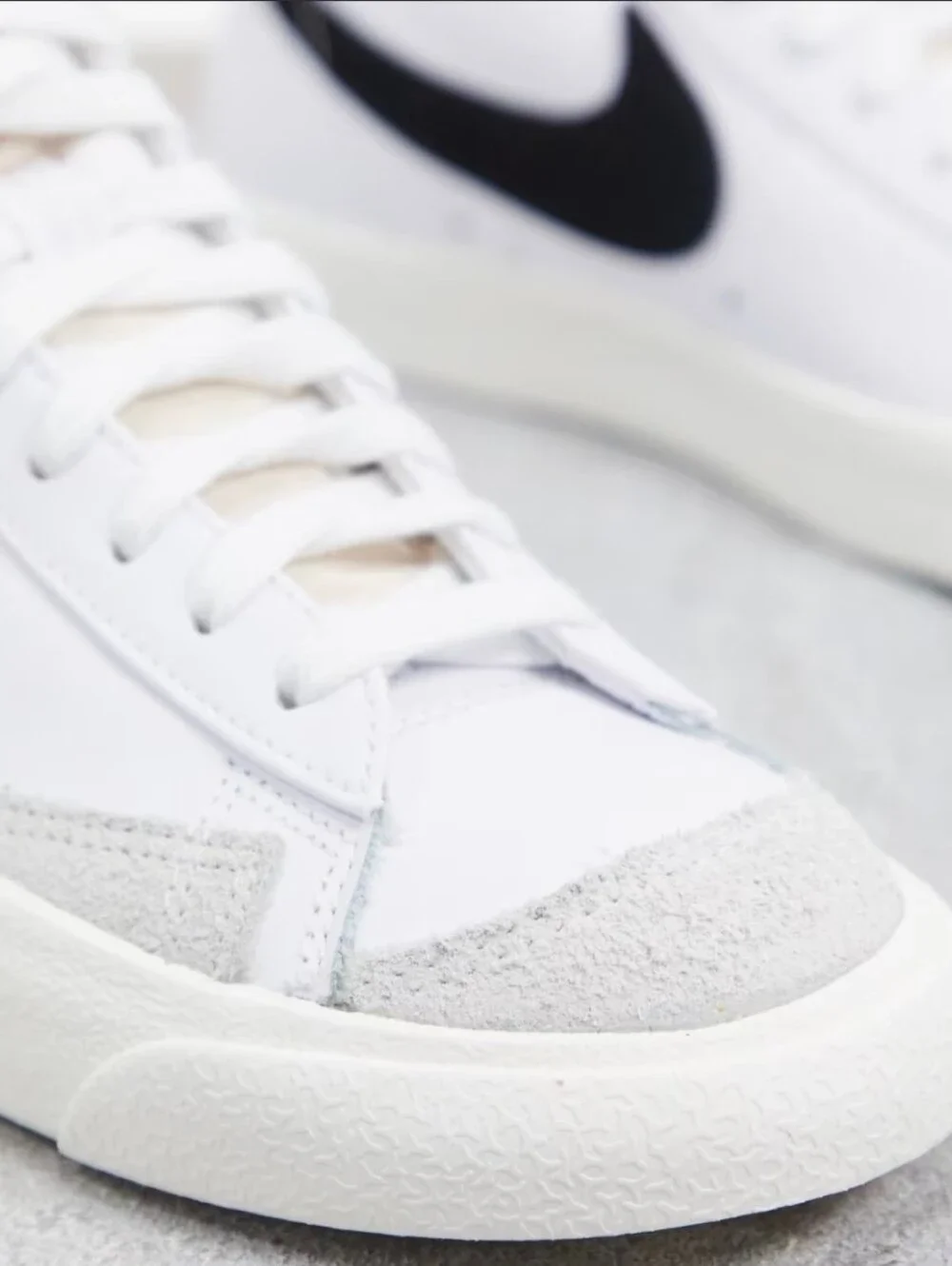 NWOB Nike Blazer Mid '77 Women's Leather Shoes White US 11 - Picture 7 of 15